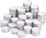 Sacred Ceylon - Tealight Candles White Unscented -13mmx38mm 2.5Hr to 3Hr (+/-) burn 25 Unit Pack