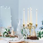 Sacred Ceylon Gold Smoke Taper / Dinner Candle – 10″ Unscented White 10" (H) x .75" (W - base) set of 6 -(Pack of 6 Candles) (ඉටිපන්දම් 6 ක ඇසුරුමක්) - Image 5