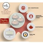 Sacred Ceylon - MINI Tealight Candles White Unscented 100 pack 1 Hr (+/-) burn (Wholesale) - Image 2