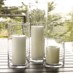 15 cm x 50 cm Pillar and Floating Candle Holder Glass - Image 2