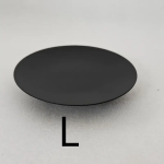 1 Elegant Round Candle Holder Black - Versatile Aromatherapy Plate for Romantic Table Decor L Size - Image 2