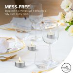 Sacred Ceylon - Tealight Candles White Unscented -5Hr to 6Hr (+/-) burn 50 Pack - Image 2