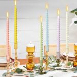 Spiral Taper Candle 12" (Pack of 6 Candles) (ඉටිපන්දම් 6 ක ඇසුරුමක්) SP13- SP18 Select Color - වර්ණය තෝරන්න - Image 6
