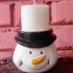 Snow Man Decor Candle CH001 - Image 2