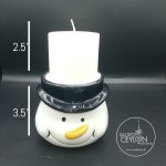 Snow Man Decor Candle CH001 - Image 3