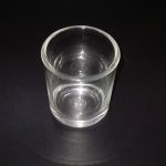 Gold Smoke - Votive Candles Unscented 2" W- 1.5" H  with Glass Holder Set of 12 - Brown (glass and candle) (සුවඳ නැති ඉටිපන්දම් 2" W- 1.5" H වීදුරු රඳවන කට්ටලයක් සහිත 12 -  දුඹුරු වර්ණය (වීදුරු සහ ඉටිපන්දම)) - Image 3