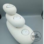 Fire Stone Decor white  color T light Holder  CH0020