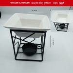 OIL BURNER SALON USE  - OIL WARMING - WHITE