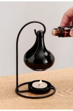 OIL BURNER SALON USE  - OIL WARMING - BLACK - Image 4