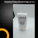 Clearance Pillar Candle White - 1.5" x2"  Unscented Solid Pillar Candles 6 Candle Pack