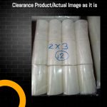 Clearance Pillar Candle White - 2" x3"  Unscented Solid Pillar Candles 1 Candle Each (එක් ඉටිපන්දම් මිල)