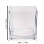 Candle Holders GLASS  MOQ 6 අවම ඇණවුම 6 Code 3015 small