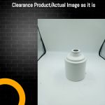 Clearance Ceramic Short Bottle - White