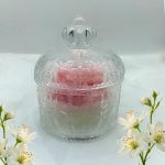 Gold Smoke Soy Wax Scented Candle 2 in 1 - 230g XXL Jasmine (code9005) - Image 2